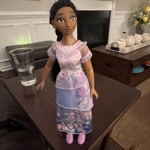 Disney Floral Princess Doll with Purple Dress